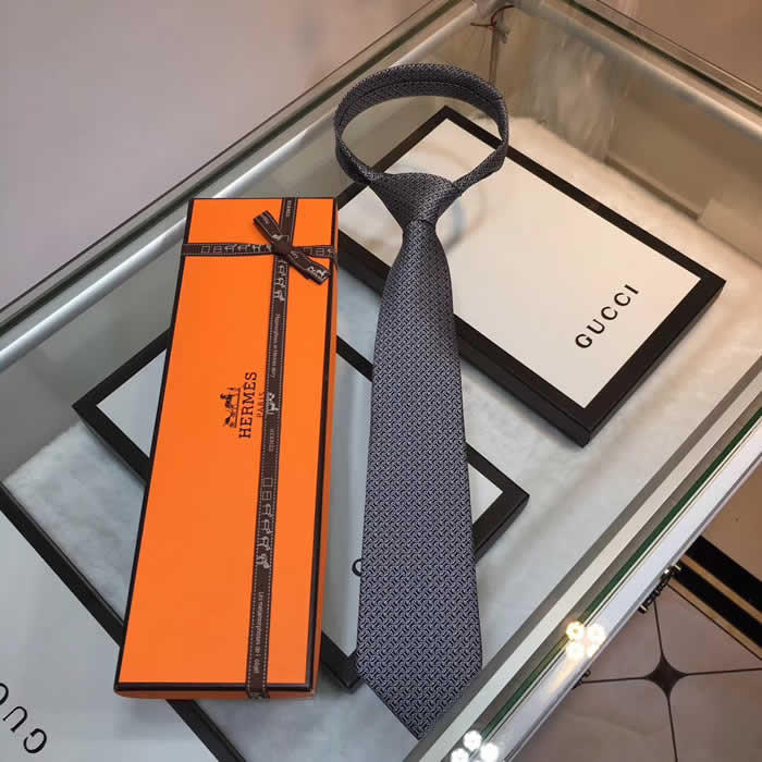 Classic Men Business Luxury Tie Replica Top Quality Hermes Ties 21